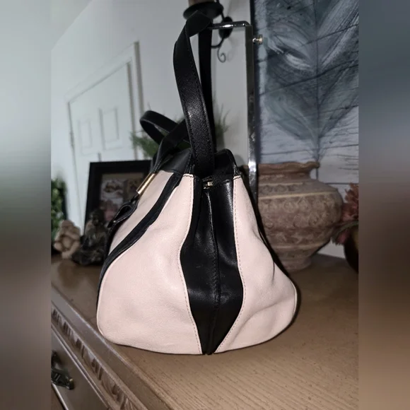 Chloe | Alice Large Leather Bag 2 Way Colorblock Satchel EUC - Picture 6 of 16